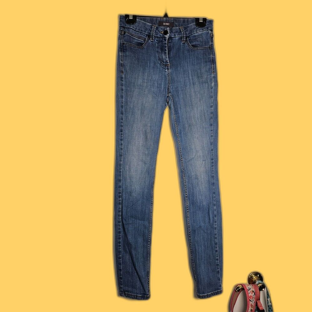 M&S Medium Wash Skinny Jeans 30" Long